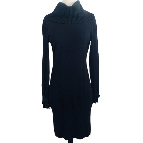 KAREN Millen Turtleneck Sweater Dress - Picture 1 of 10